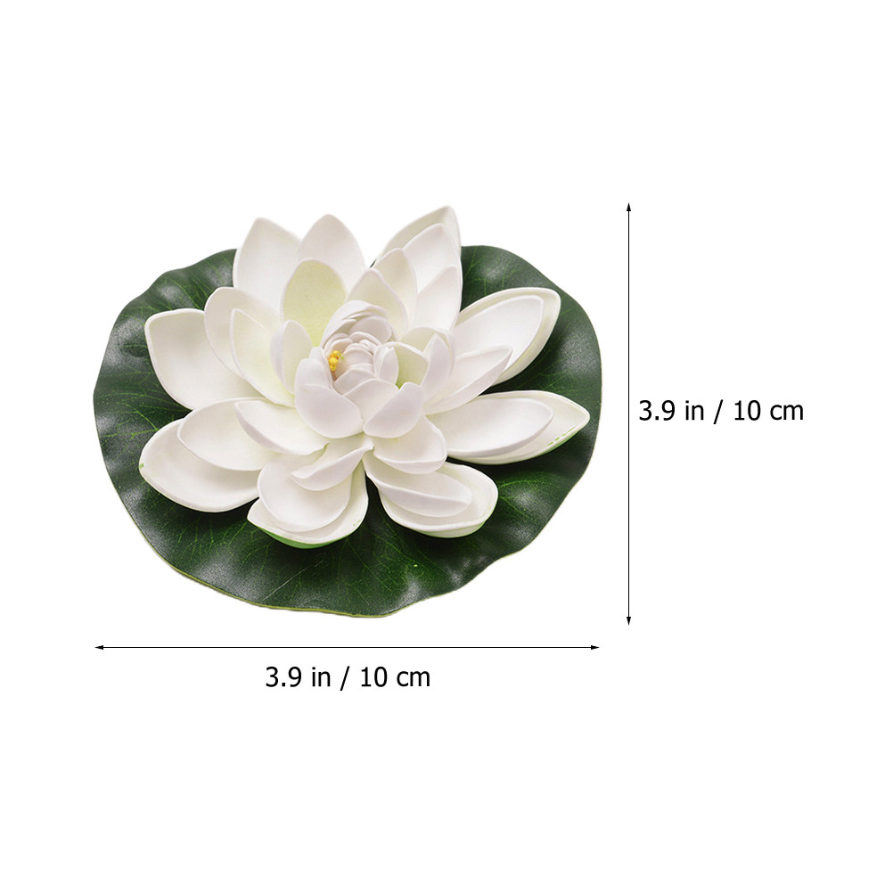 8Pcs Simulation Lotus Floating - Aquarium Plants 评论和价格