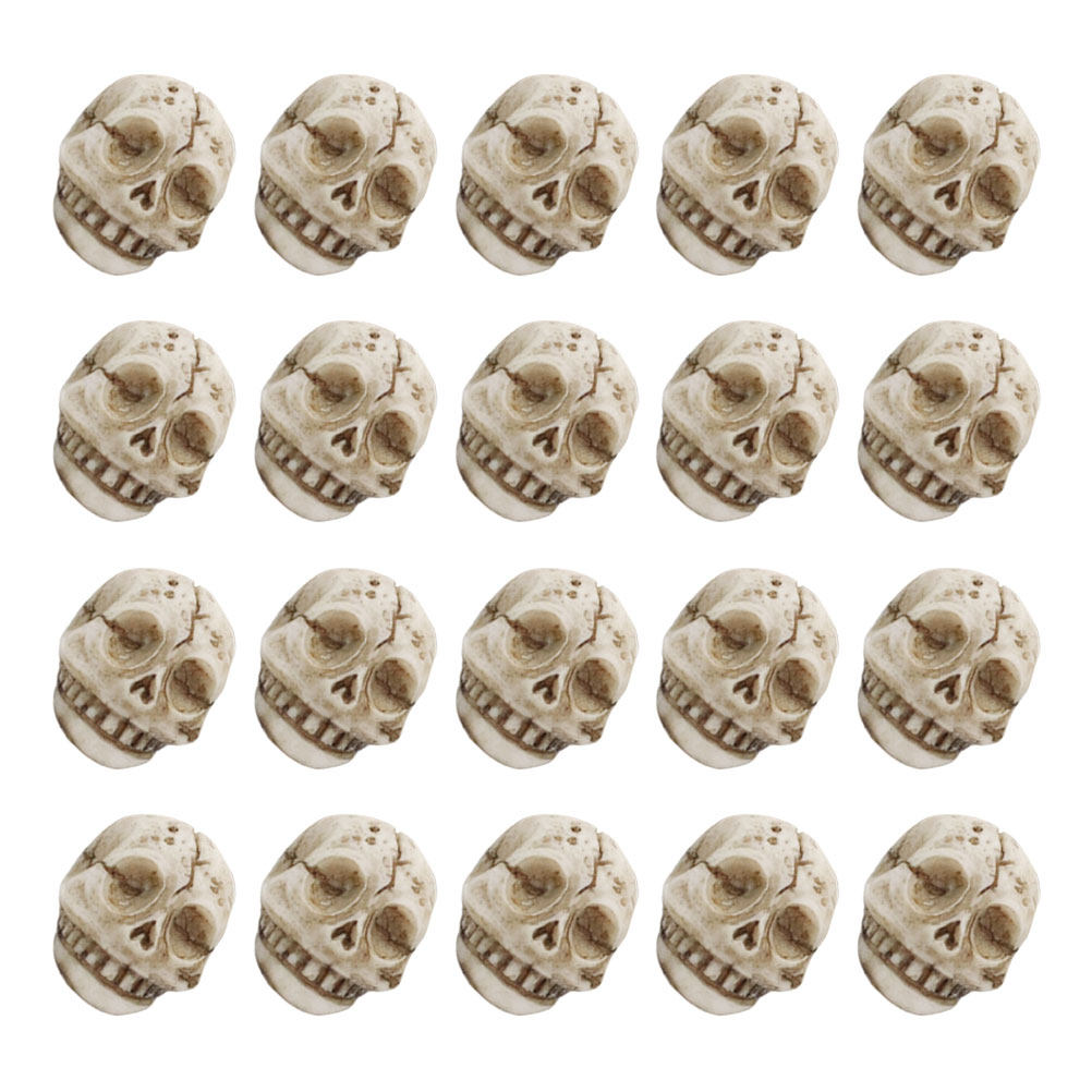 20Pcs Resin Smiling Skull Deco - Aquarium Decor 评论和价格