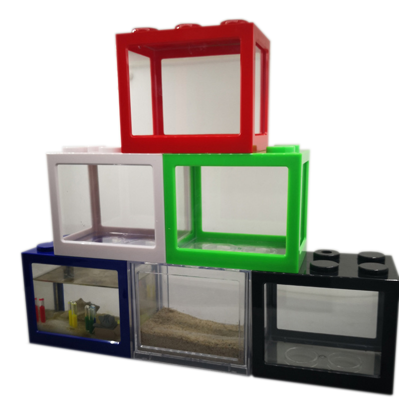 7 Color Mini Aquarium Betta Fi - Betta Fish Tank 评论和价格