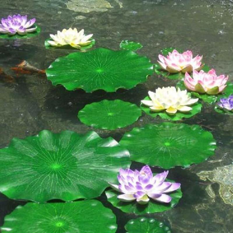 2026 Artificial Water Lily Lot - Fish Aquarium Home 评论和价格