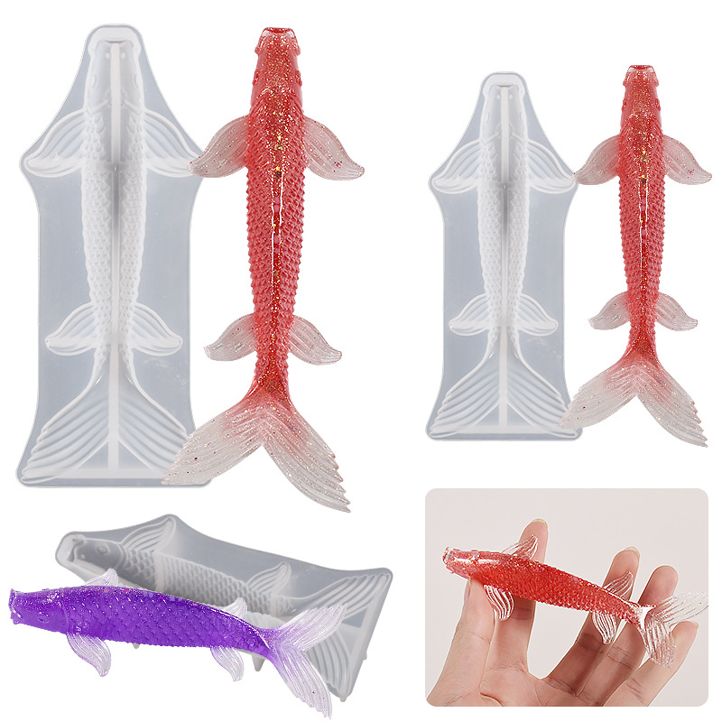 3D Koi Fish Shaped Epoxy Resin - Fish Aquarium Home 评论和价格