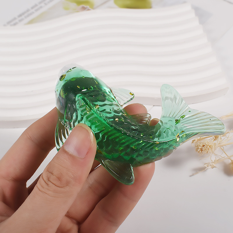 3D Koi Fish Shaped Epoxy Resin - Fish Aquarium Home 评论和价格