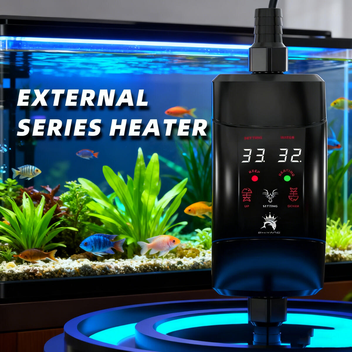 External Aquarium Heating Rod  - Fish Tank Heater 评论和价格