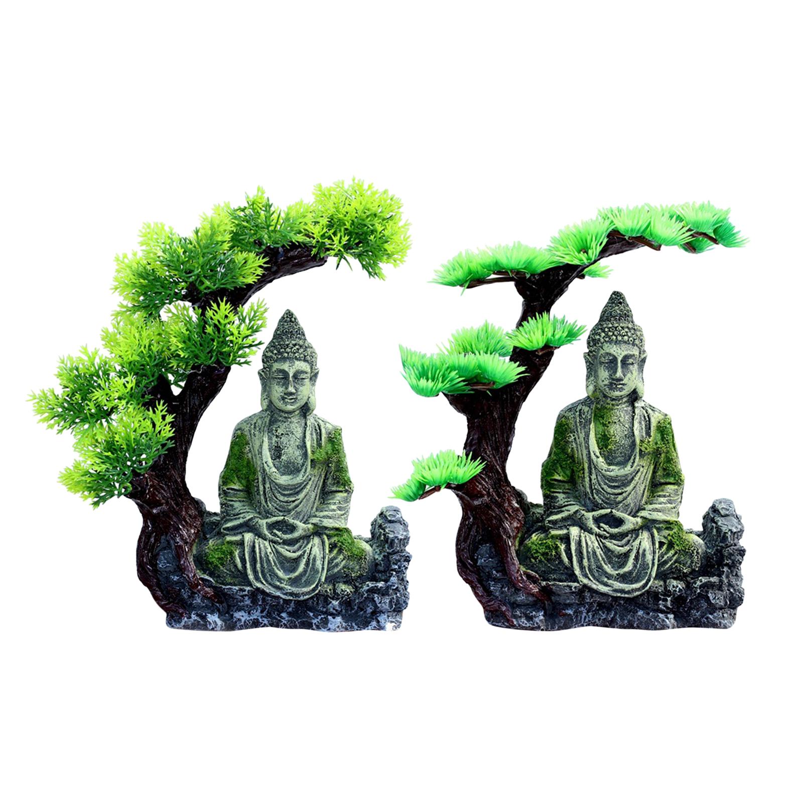 Buddha Statue Aquarium Decorat - Aquarium Fish Tank 评论和价格