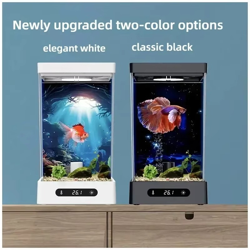 Smart Betta Fish Tank Mini Des - Xiaomi Aquarium Fish Tank 评论和价格