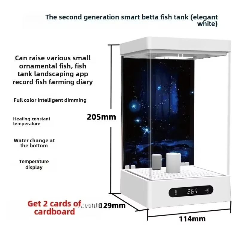 Smart Betta Fish Tank Mini Des - Xiaomi Aquarium Fish Tank 评论和价格