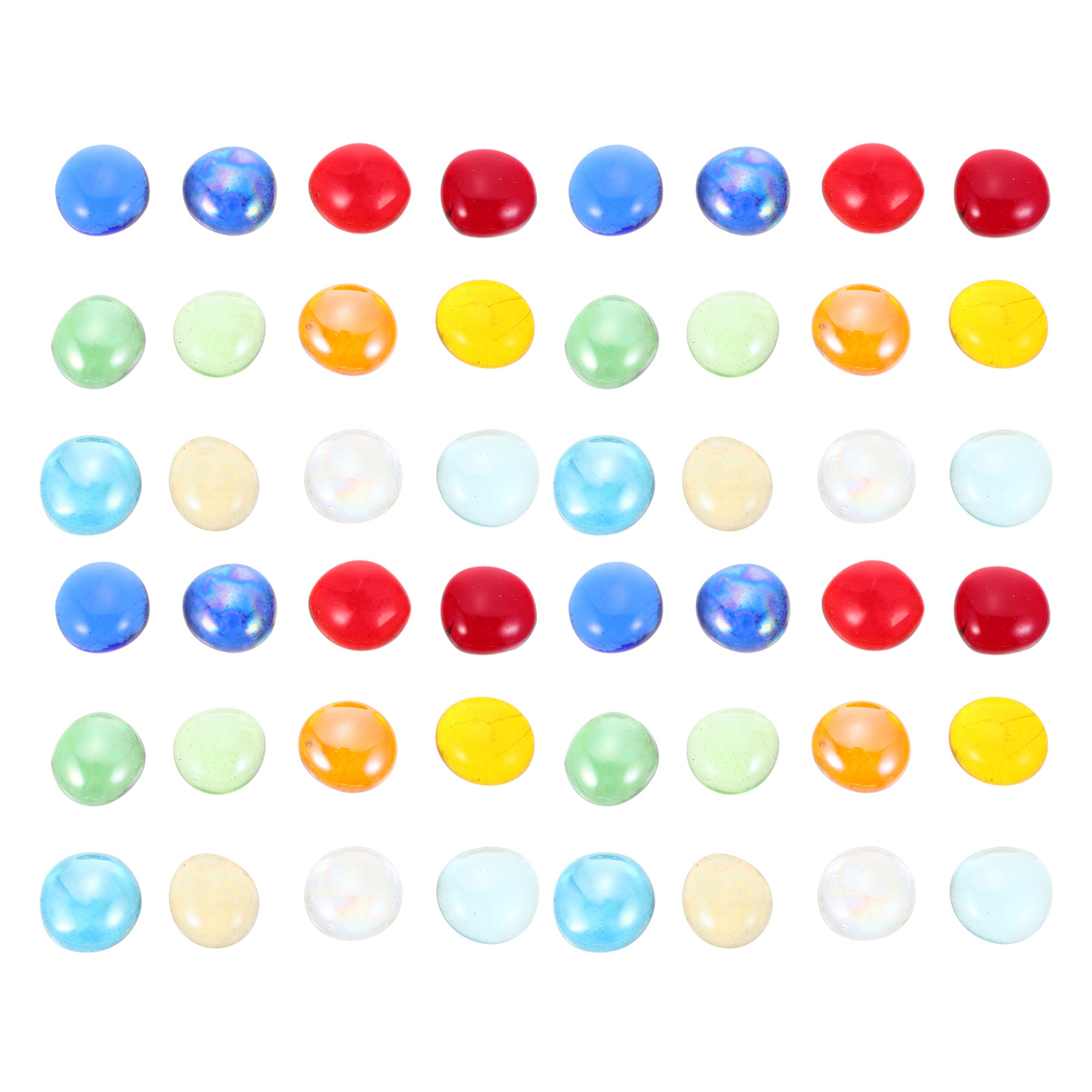 1 Bag Clear Flat Glass Marbles - Aquarium Fish Tank 评论和价格